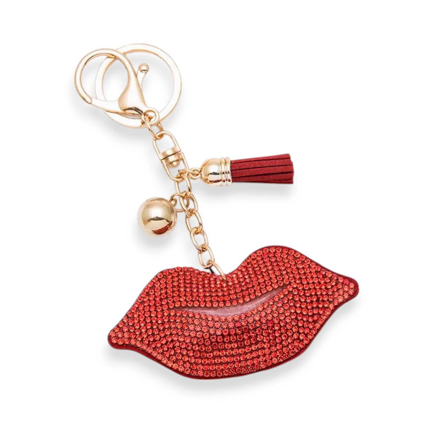 Crystal Lips Keychain