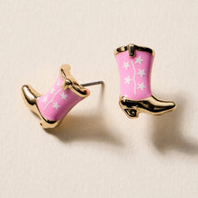 Mini Western Boot Stud Earrings