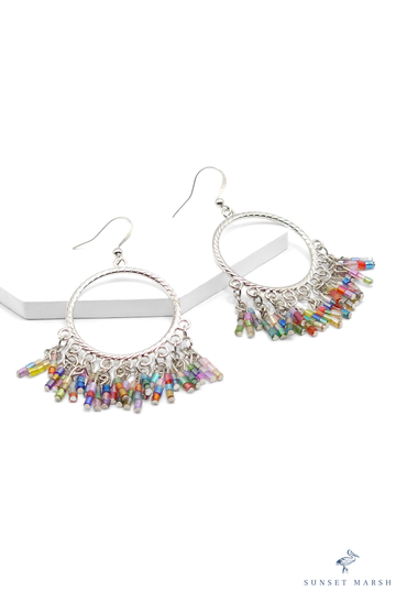 Groovy Glimmer Fringe Earrings