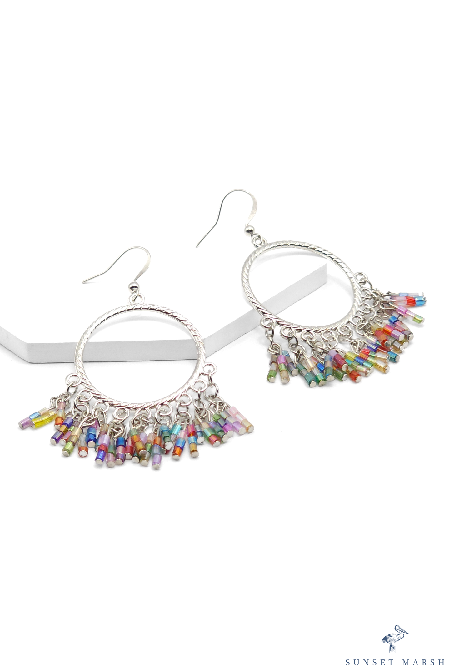 Groovy Glimmer Fringe Earrings