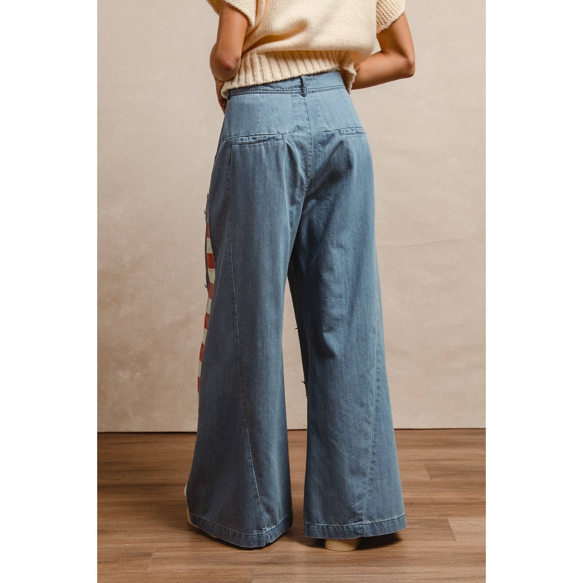 American Flag Chambray Pants (REG)