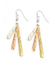 Mix Metal Chico Bar Earrings