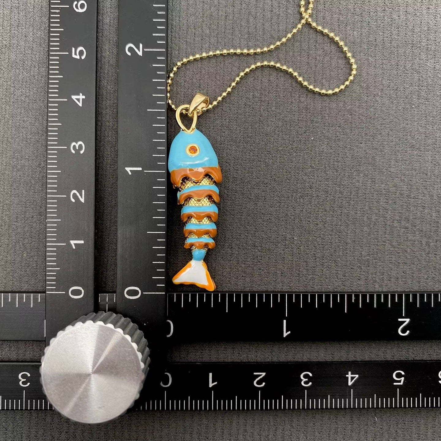 Vibrant Summer Fish Necklace
