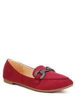 Fembot Horsebit Loafers Burgundy