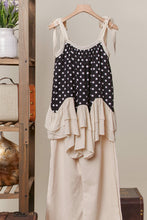 Layered Polka Dot Tunic Top (REG)