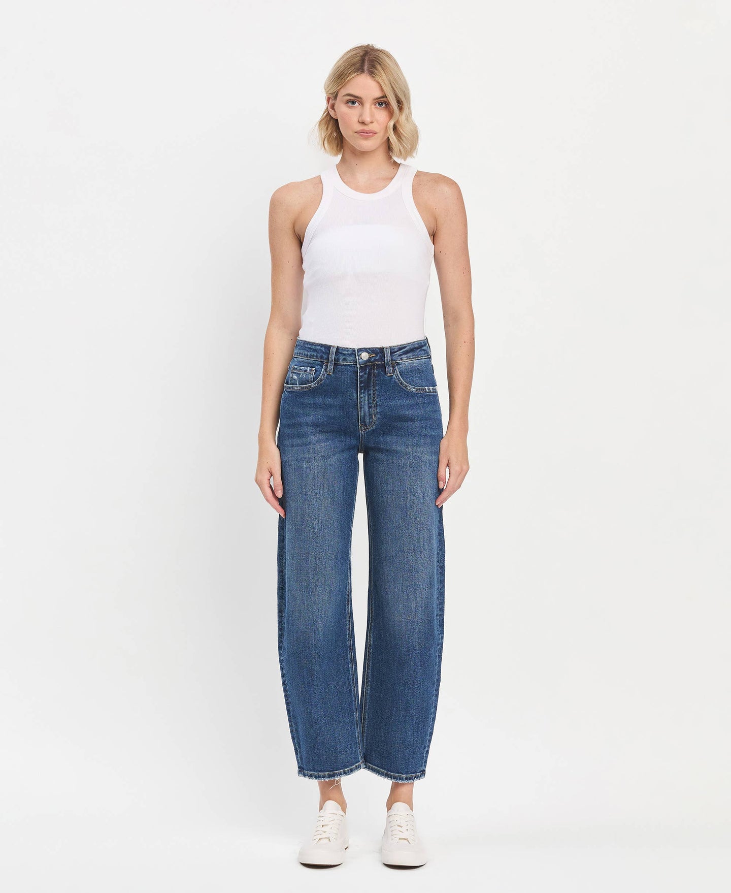 Lovervet  High Rise Barrel Jeans LV1440 (REG)