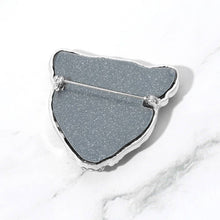 Stone Paved Leopard Pin Brooch
