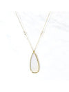 Flat Teardrop Pendant