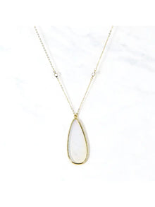 Flat Teardrop Pendant