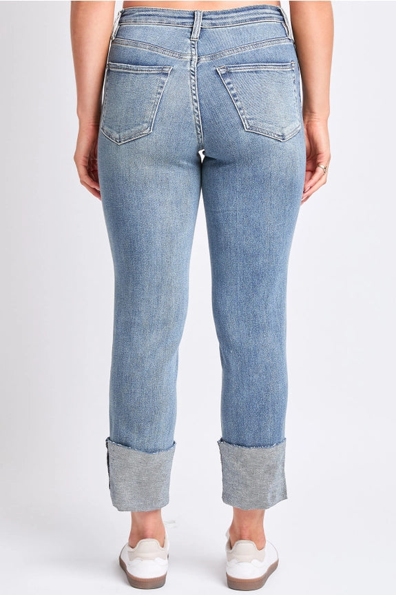 Dixie Mega Cuff Straight Jeans (P023360)