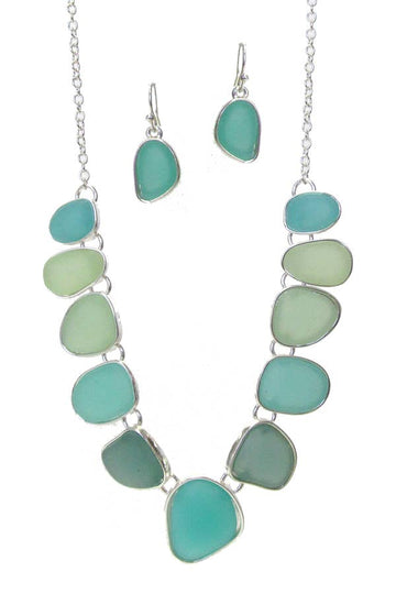Seaglass Link Necklace