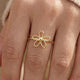 Dainty Wired Flower Ring