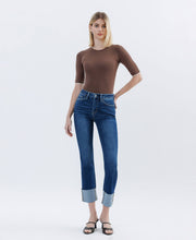 Lovervet High Rise Cuffed Straight Jeans LV1595 (REG)