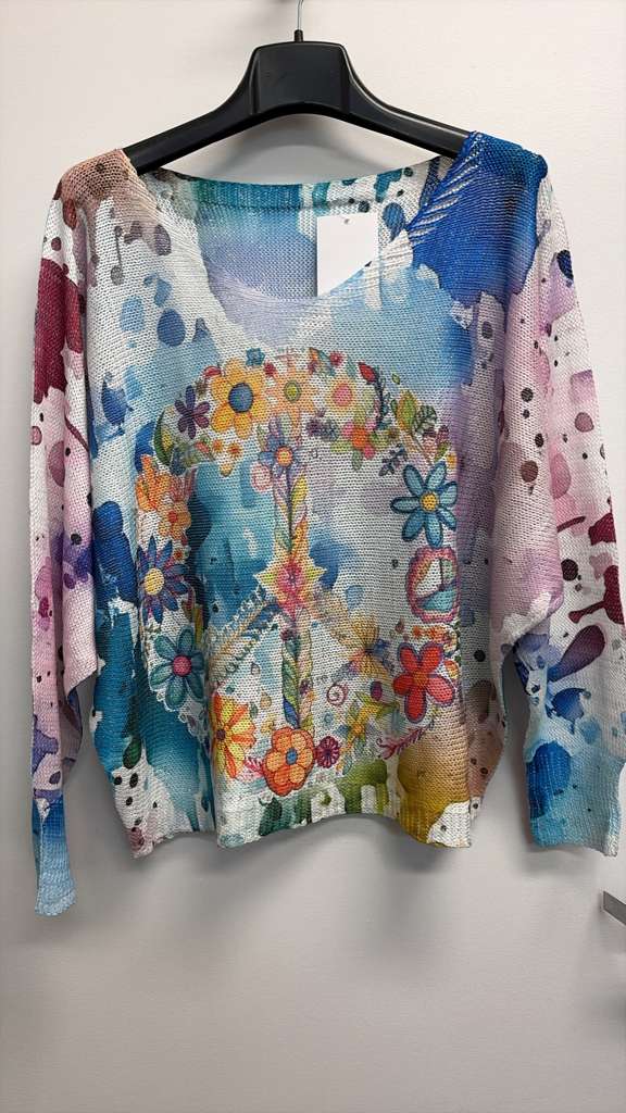 Floral Peace Sweater (REG)