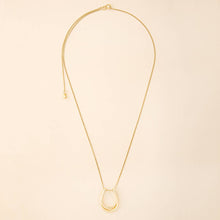 Double Arch Slider Necklace