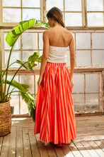 Orange Striped Gaucho Pants (REG)
