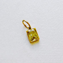 18k gold plated Birthstone Charms