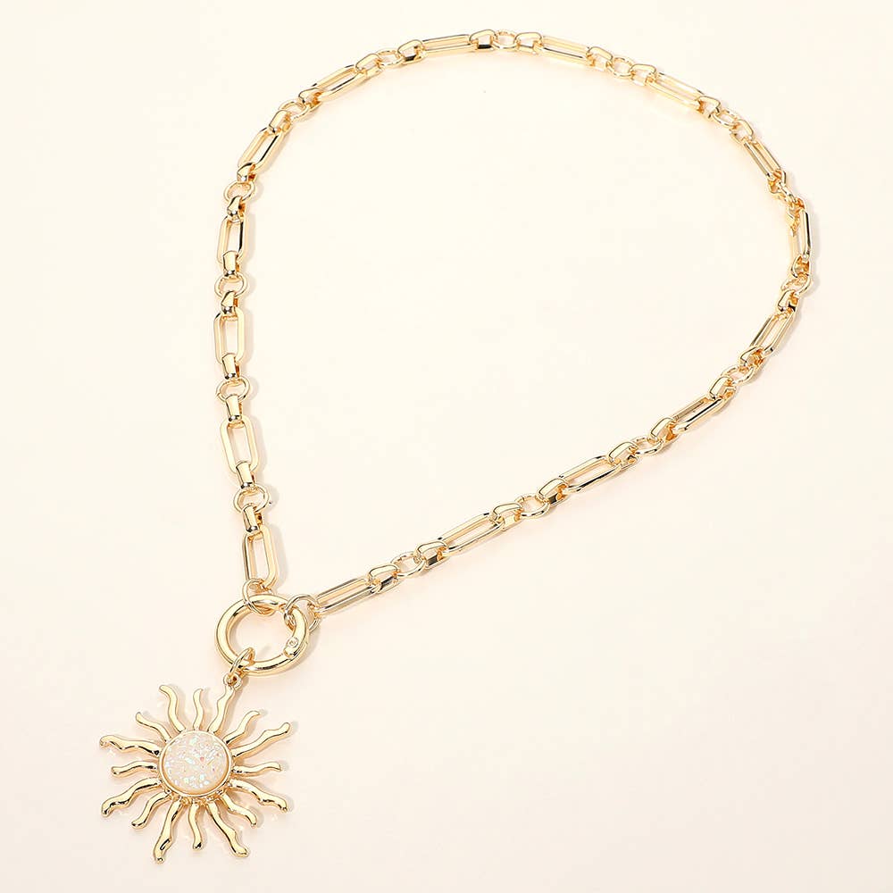 Celestial Sunburst Necklace