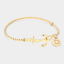 Nautical Anchor Hook Bracelet