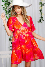 Summer Heat Floral Mini Dress (REG)
