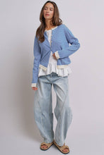Blue Breton Striped Cardigan (REG)