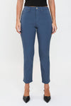 Hyperstretch Cropped Straight Pants in Dark Berry (REG)
