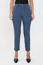 Hyperstretch Cropped Straight Pants in Dark Berry (REG)