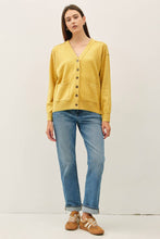 Double Layered Cardigan in Mustard (REG)