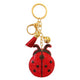 Ladybug Rhinestone Keychain