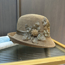 Floral Knitted Bucket Hat
