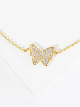 18K Gold Dipped Butterfly Anklet
