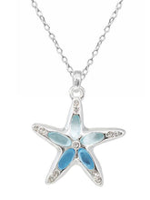 Glass Starfish Necklace