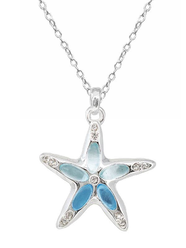 Glass Starfish Necklace