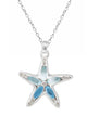 Glass Starfish Necklace