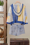 Patchwork Hoodie Cardigan (REG)