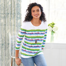 Watercolor Striped Top (REG/PLUS)