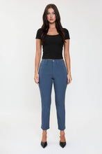 Hyperstretch Cropped Straight Pants in Dark Berry (REG)