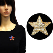 USA Star Brooch