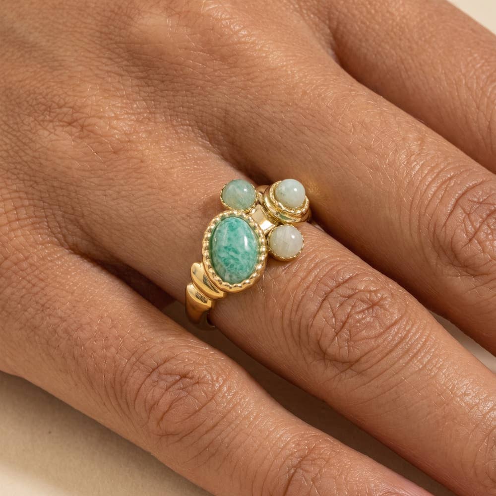 Multi Stone Cluster Bypass Ring