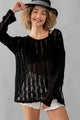 Distressed Sweater Top (REG)