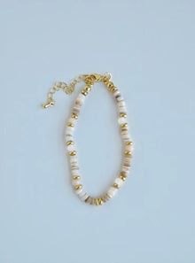 Beaded Charm Bar Bracelet