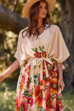 Floral Border Kimono Duster (REG)