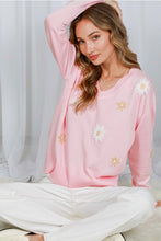 Floral Francine Sweater in Pink (REG)