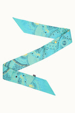Turquoise Fashion Twilly Scarf