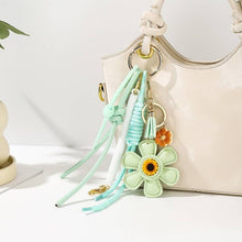 Flower Rope Carabiner Keychain Bag Charm