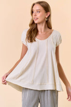 Flowing Jersey Top in Natural (REG)