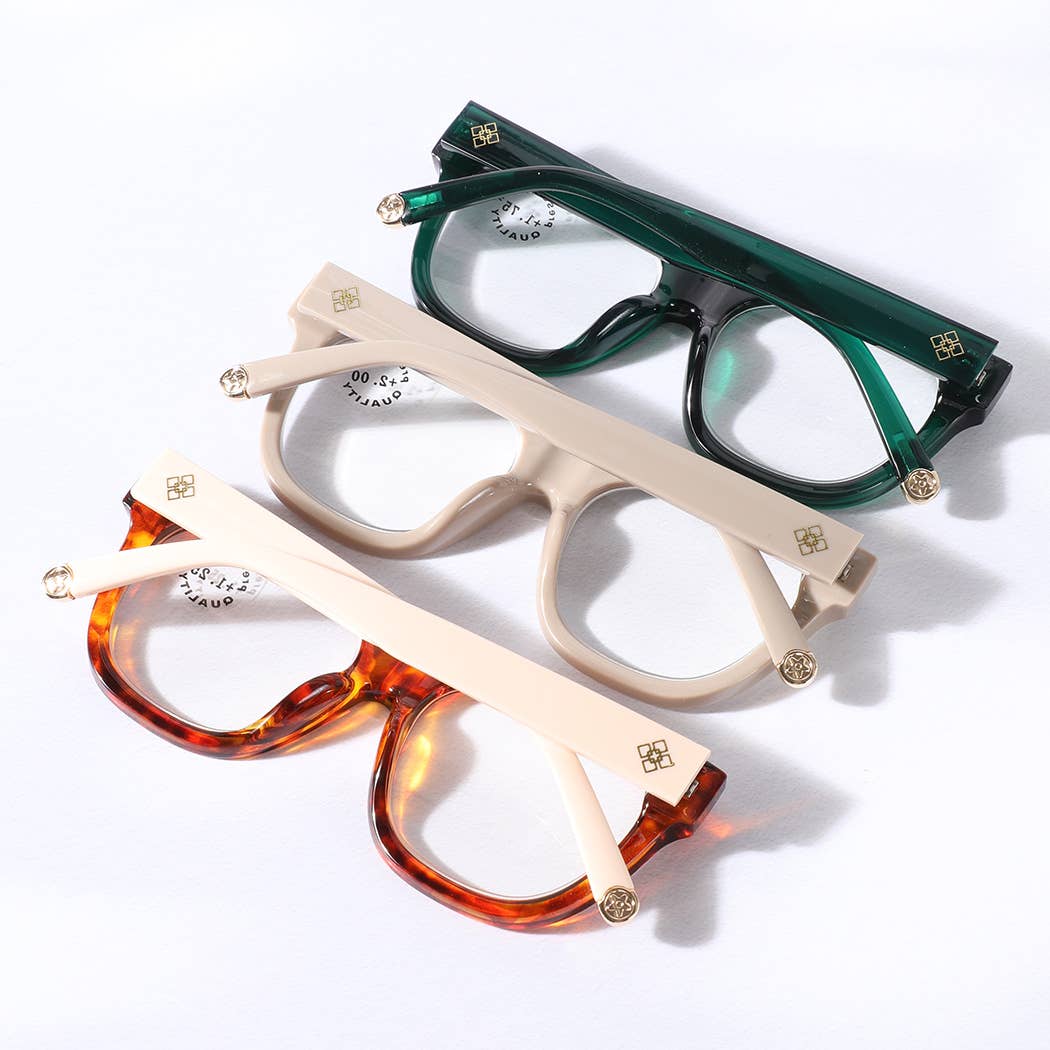 Chunky Square Frame Reading Glasses