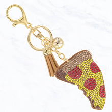 Pepperoni Pizza Keychain