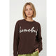 Homebody Sweater in Espresso (REG)