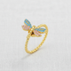 Dragonfly Adjustable Spinner Ring